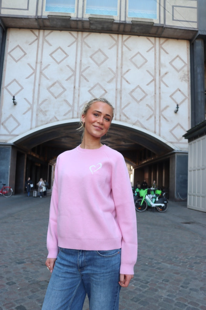 Womens Soft Knit Sweater - Pink