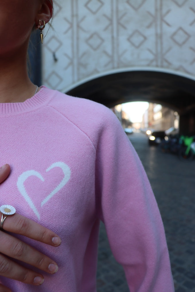 Womens Soft Knit Sweater - Pink