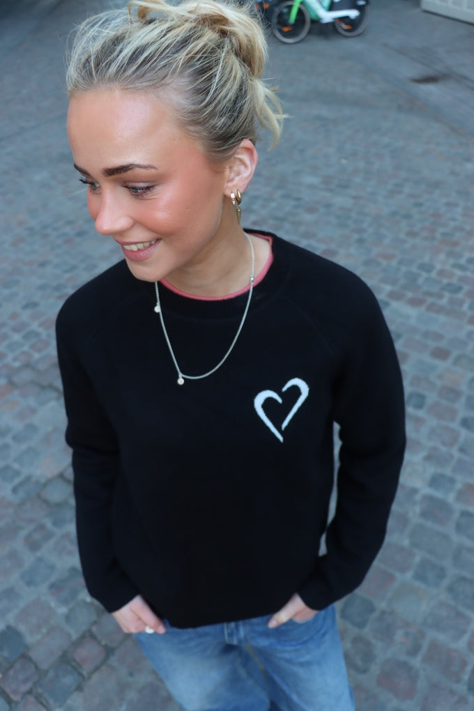 Womens Soft Knit Sweater - Black