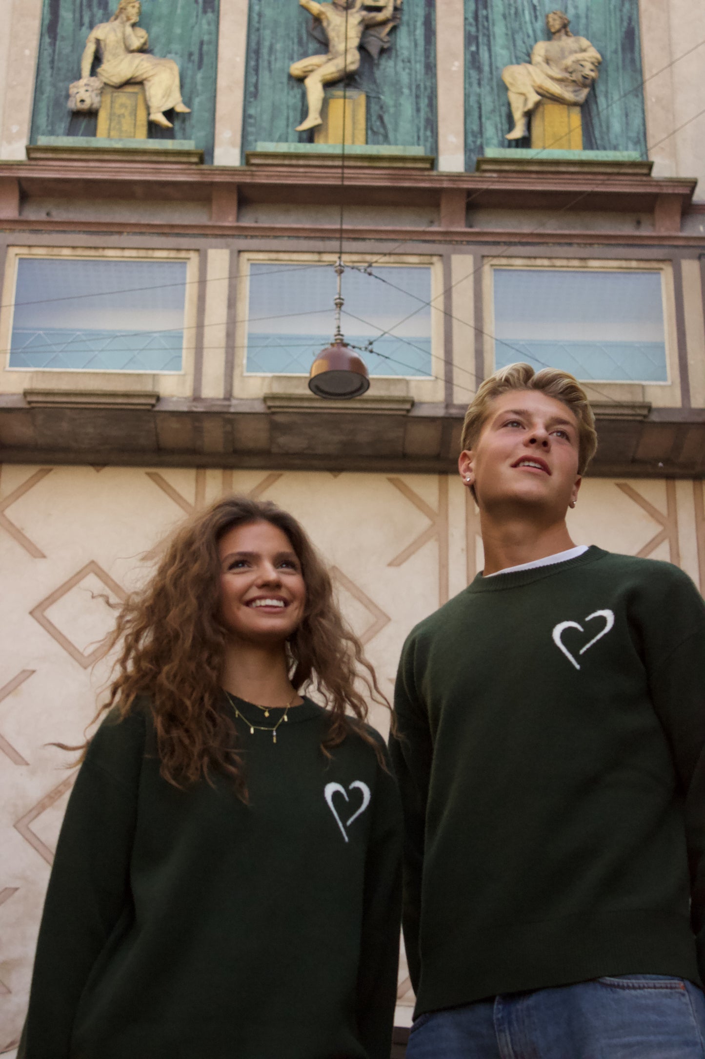 Merino Wool Sweater - Green