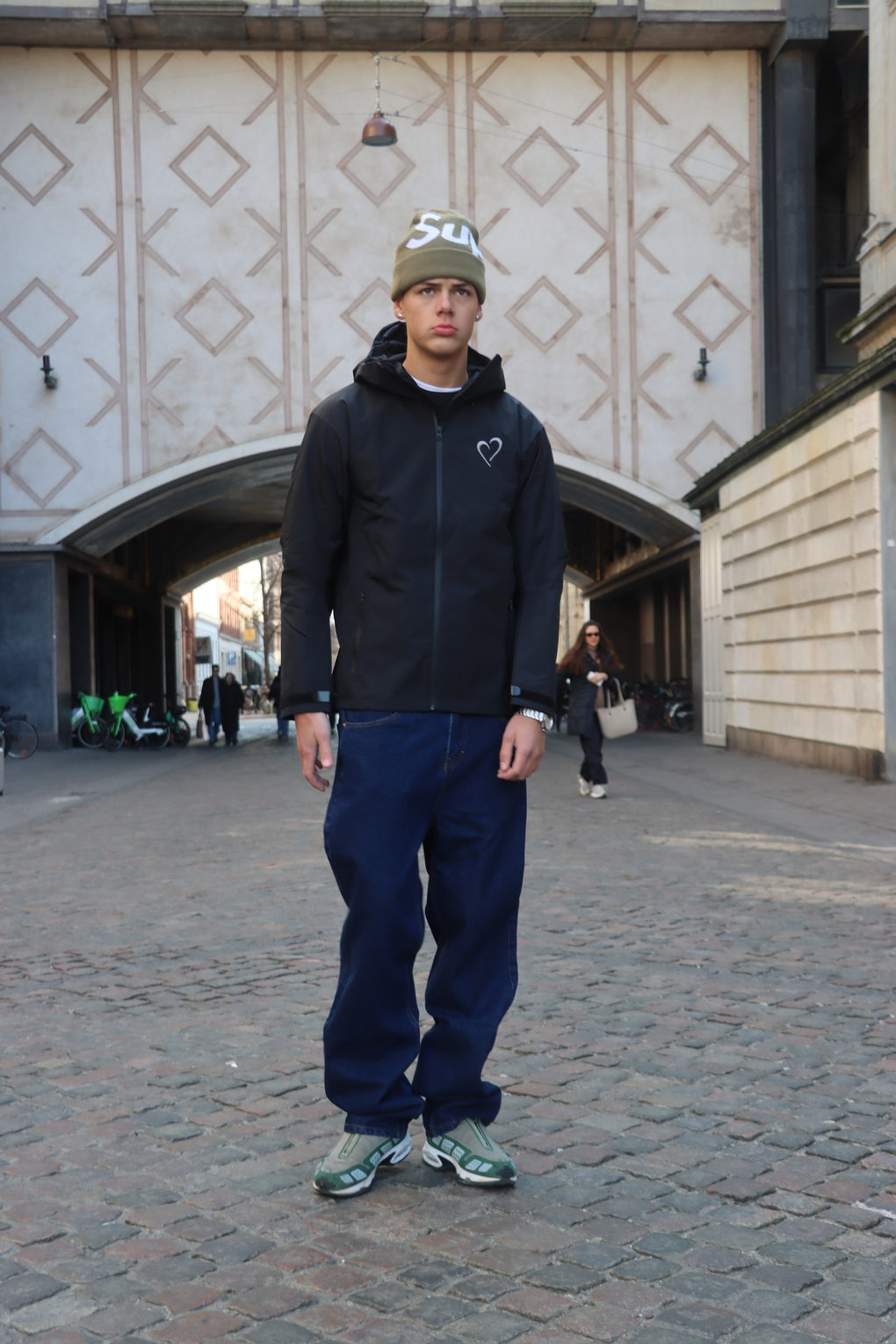 Baggy Denim Jeans - Mørkeblå