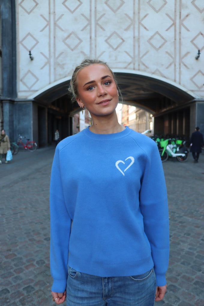 Womens Soft Knit Sweater - Blue