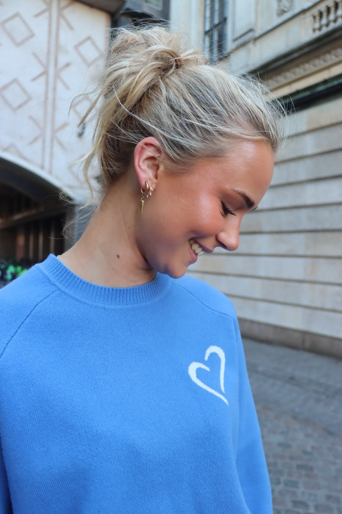 Womens Soft Knit Sweater - Blue