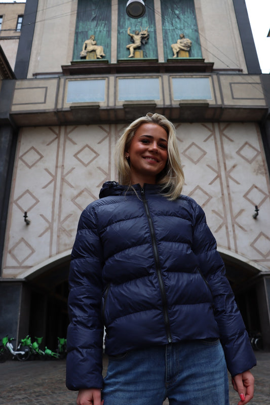 Glossy Fall Jacket - Red Heart