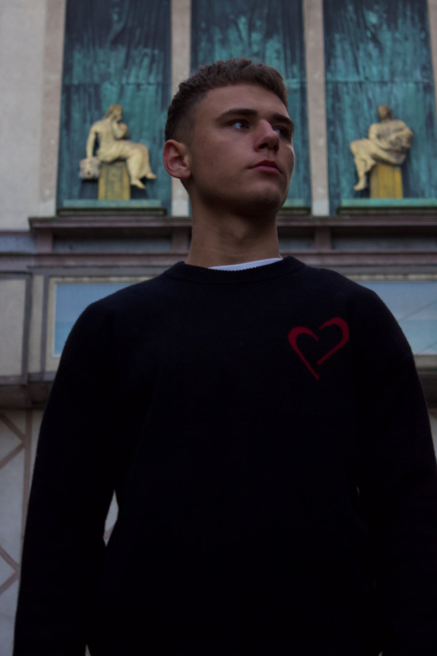 Merino Wool Sweater - Black