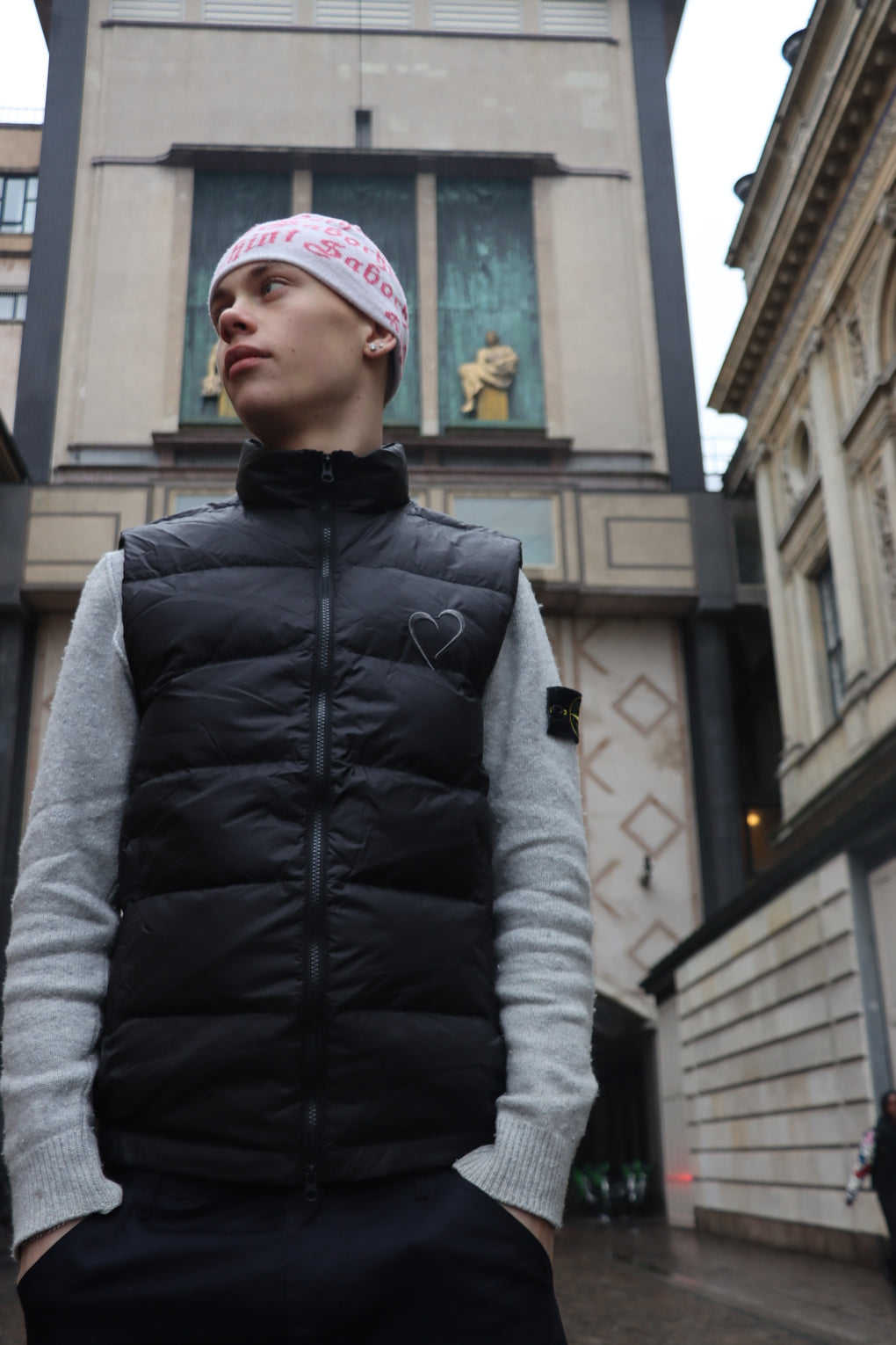 Vest with Heart - Black