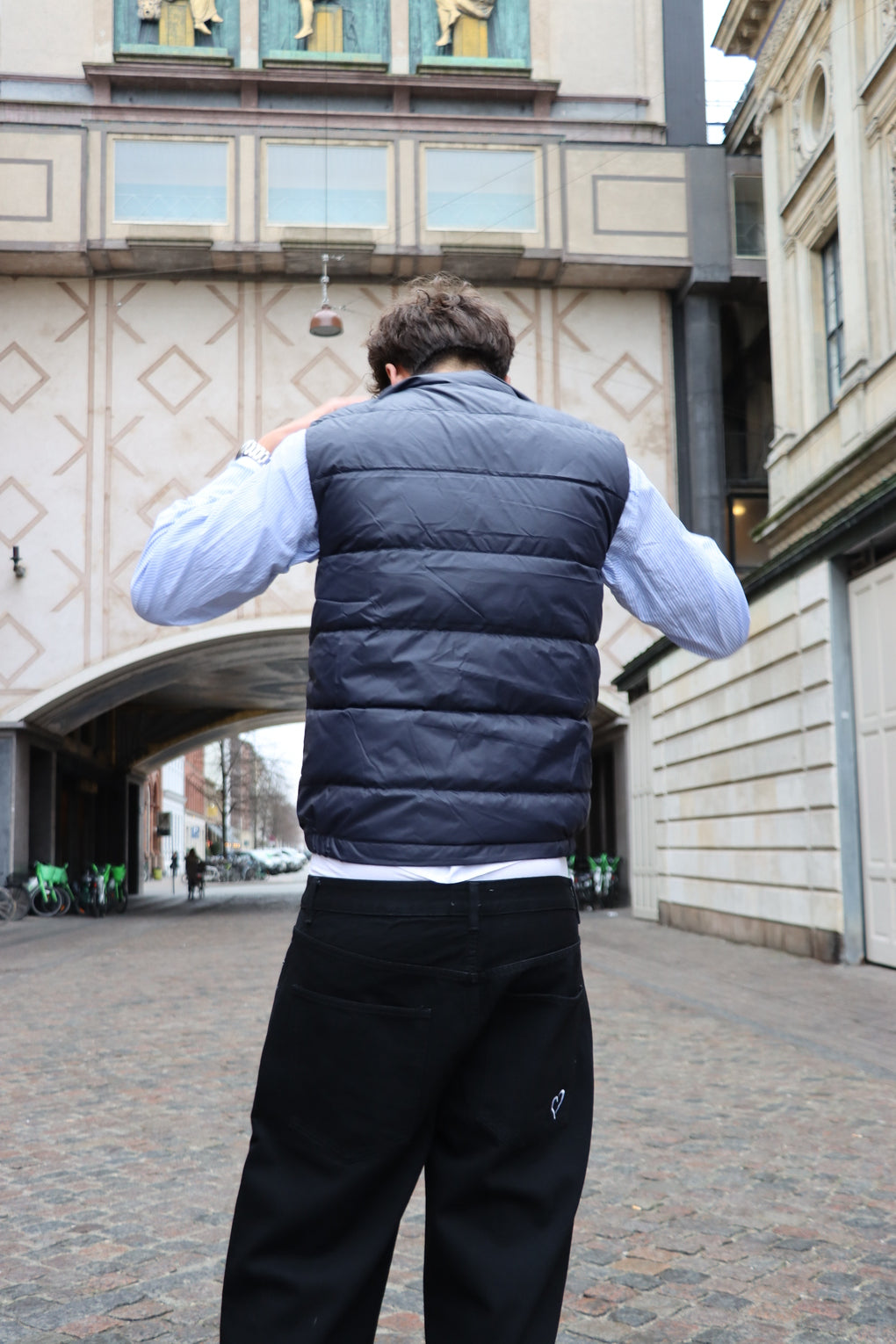 Vest with Heart - Dark Blue