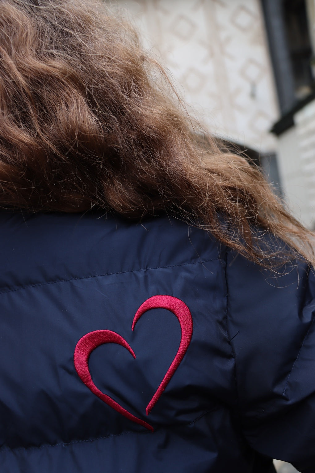 Fall Jacket with Special Hood - Red Heart