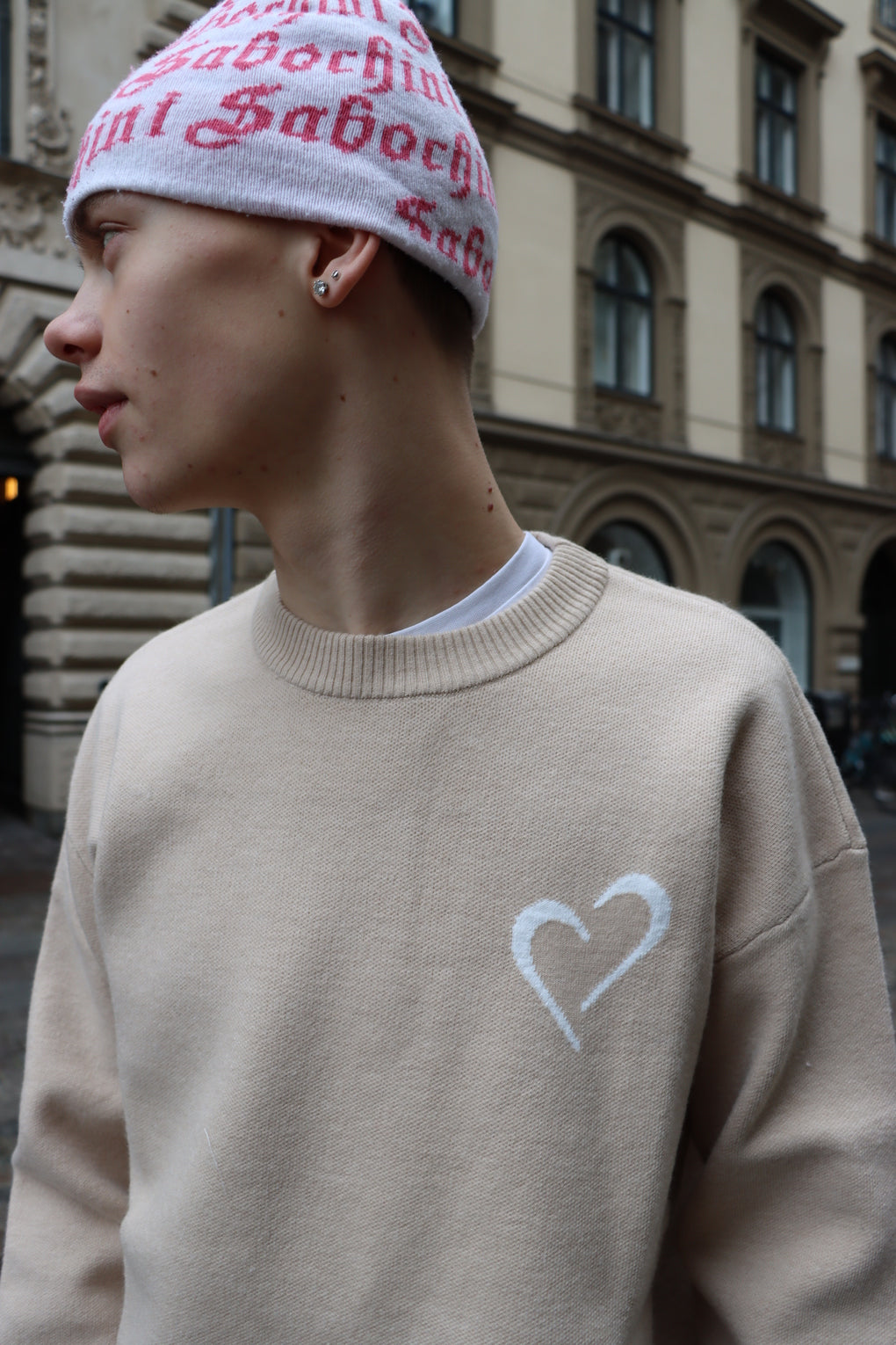 Soft Knit Sweater - Beige