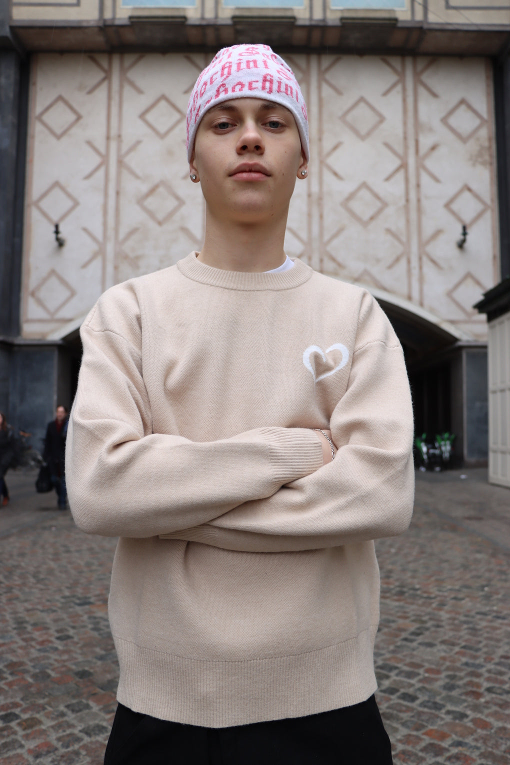 Soft Knit Sweater - Beige