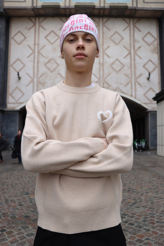 Soft Knit Sweater - Beige