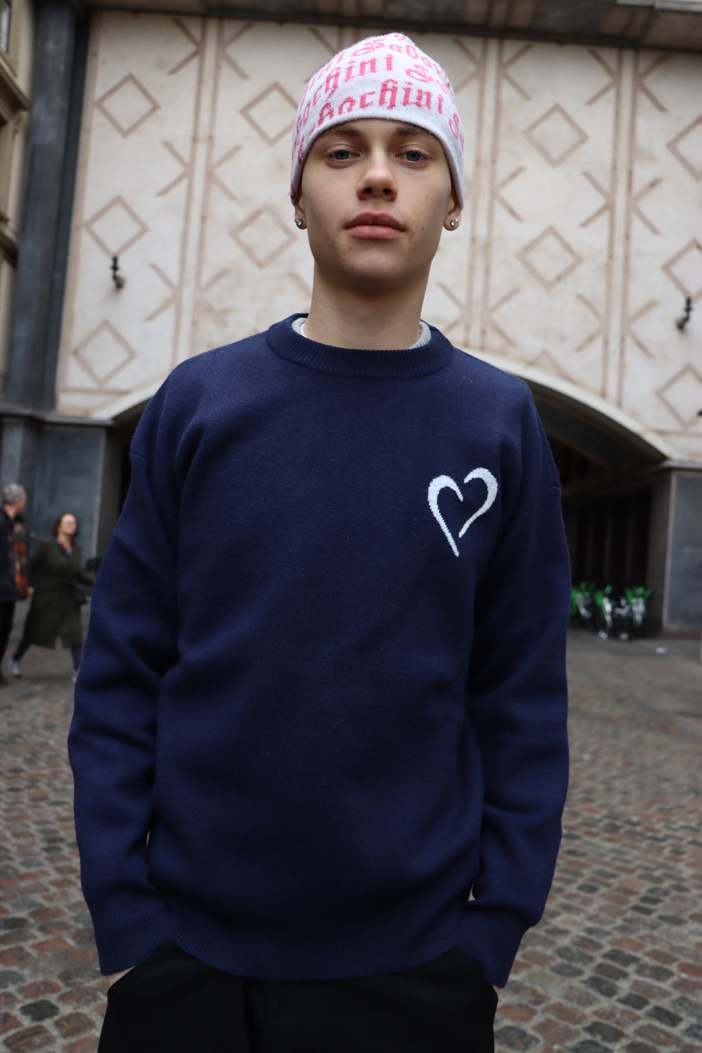 Soft Knit Sweater - Dark Blue