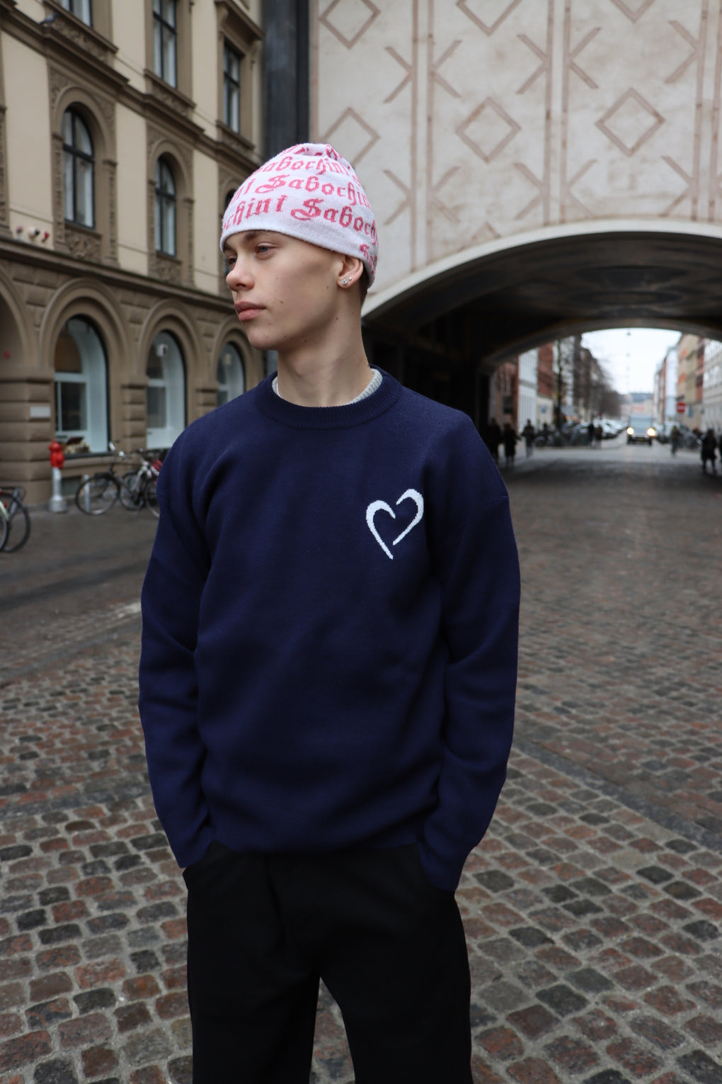 Soft Knit Sweater - Dark Blue