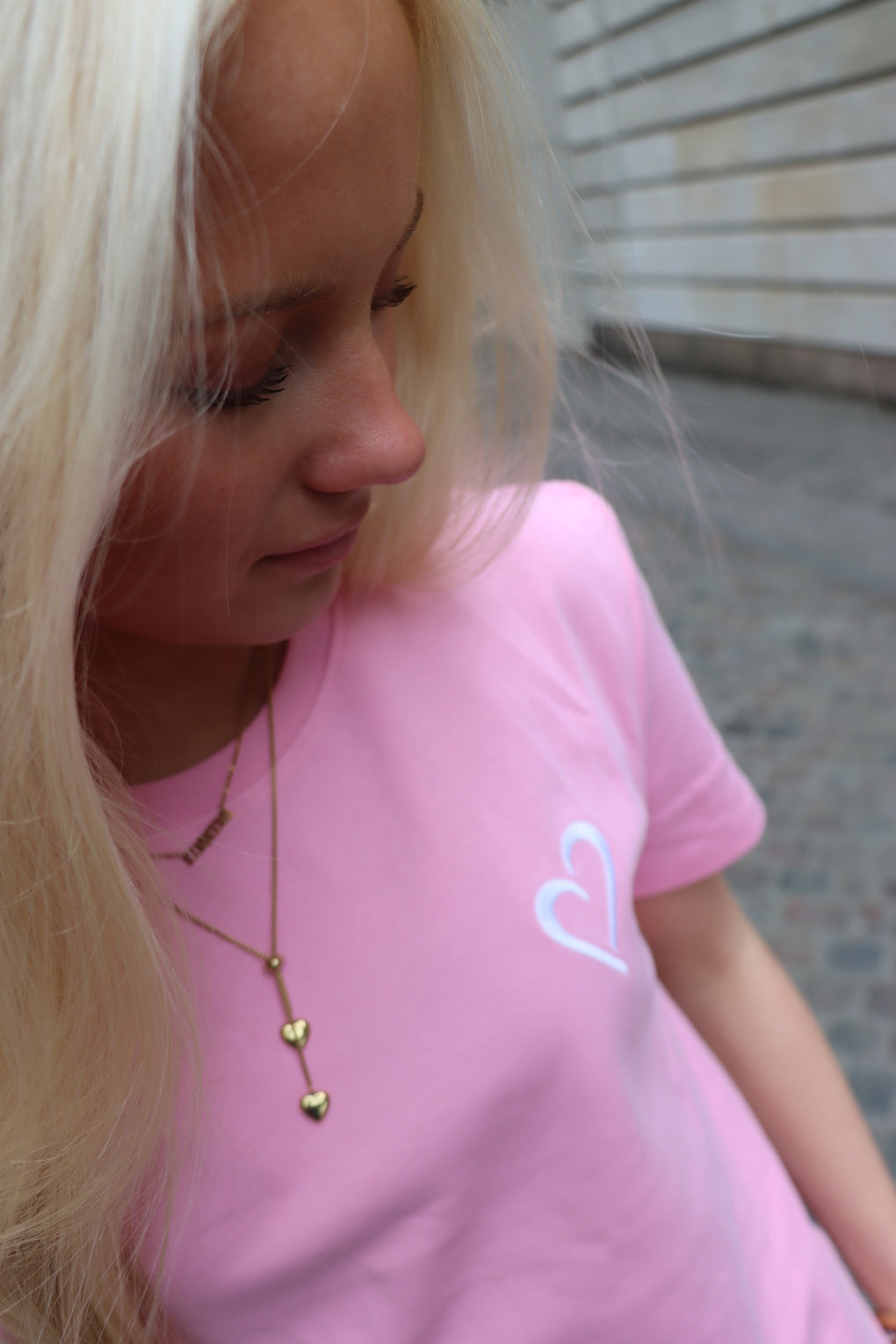 Womens Heavyweight T Shirt - Pink