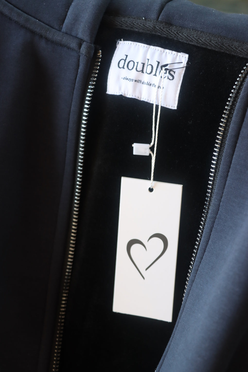 Cloud Zip Hoodie - Black