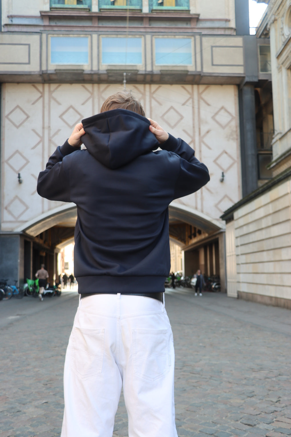 Cloud Zip Hoodie - Dark Blue