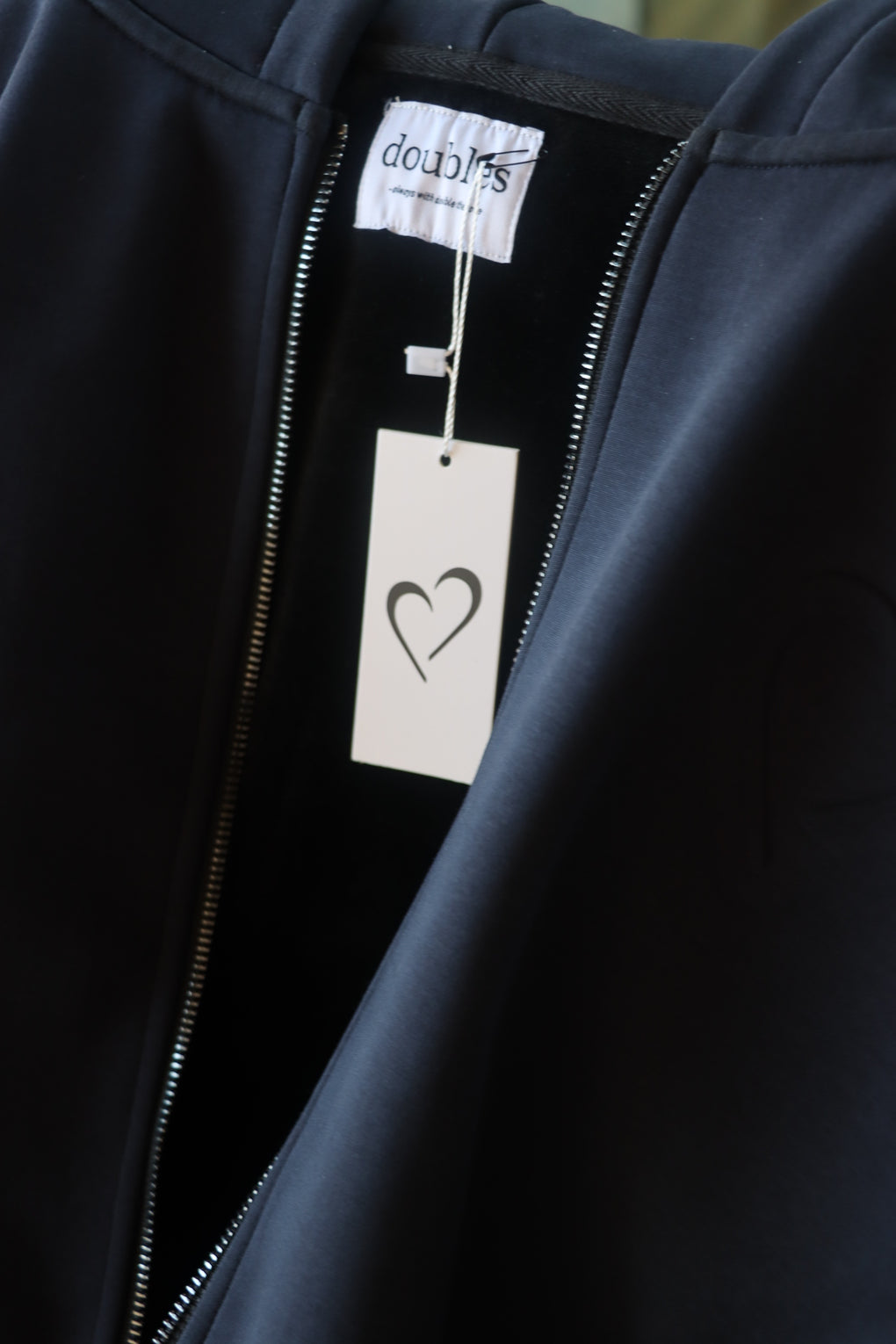 Cloud Zip Hoodie - Dark Blue