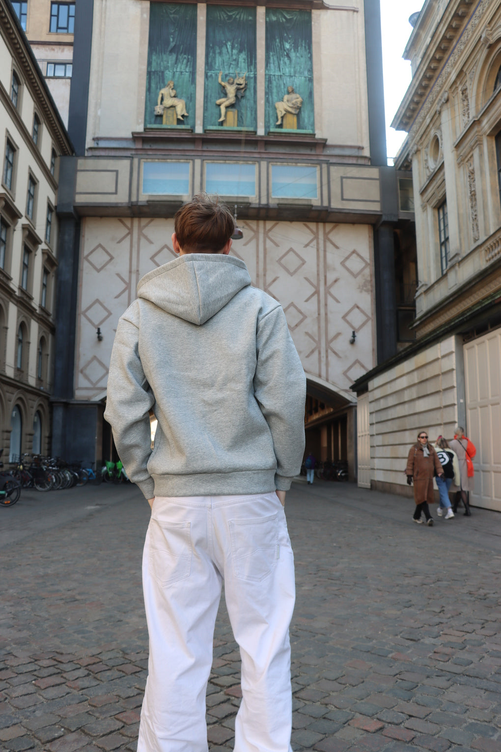 Cloud Zip Hoodie - Light Grey