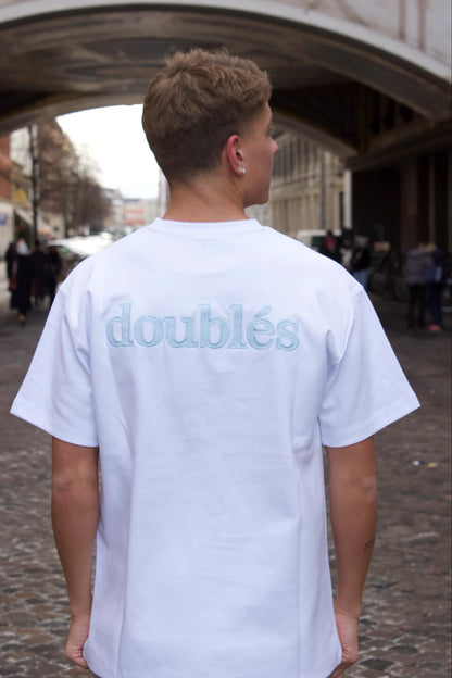 Heavyweight T-Shirt with special Light Blue Back Logo