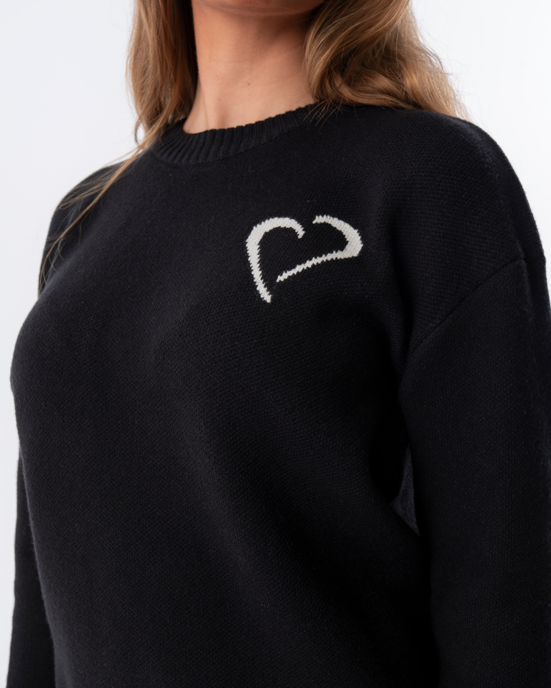 Soft Knit Sweater - Black