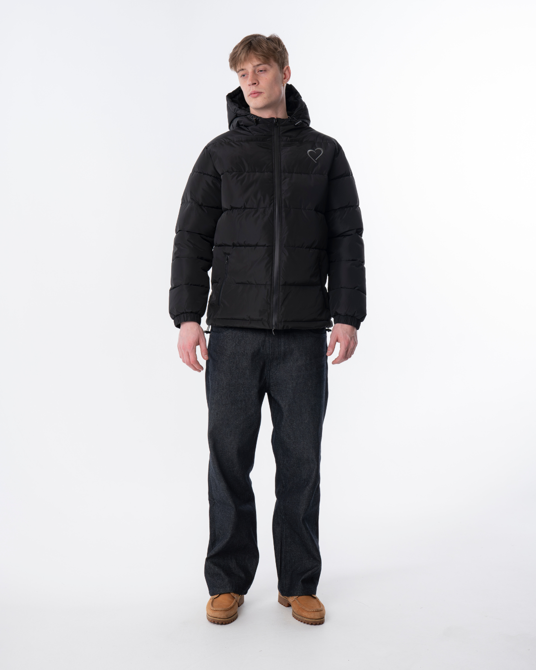 Springjacket with Heart - Black