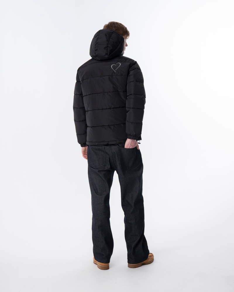 Springjacket with Heart - Black
