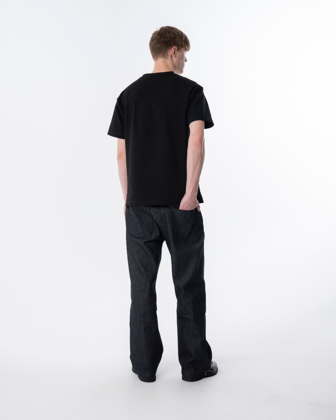 Signature T-Shirt with grey heart - Black