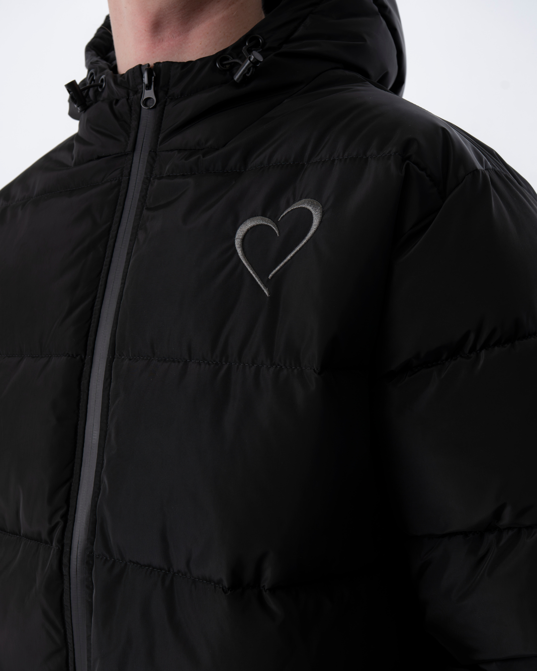 Springjacket with Heart - Black
