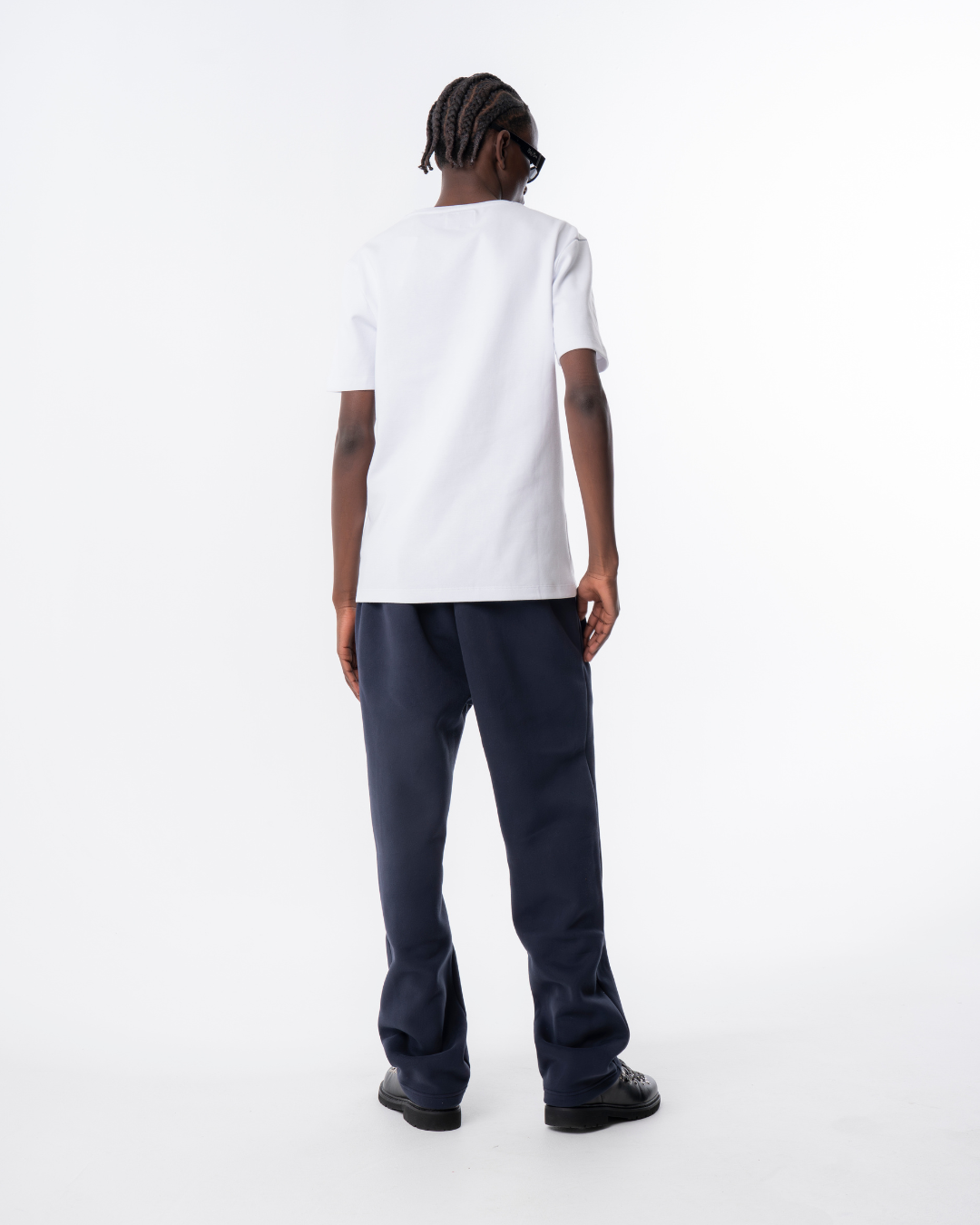 Embossed Jogging Pants - Dark Blue