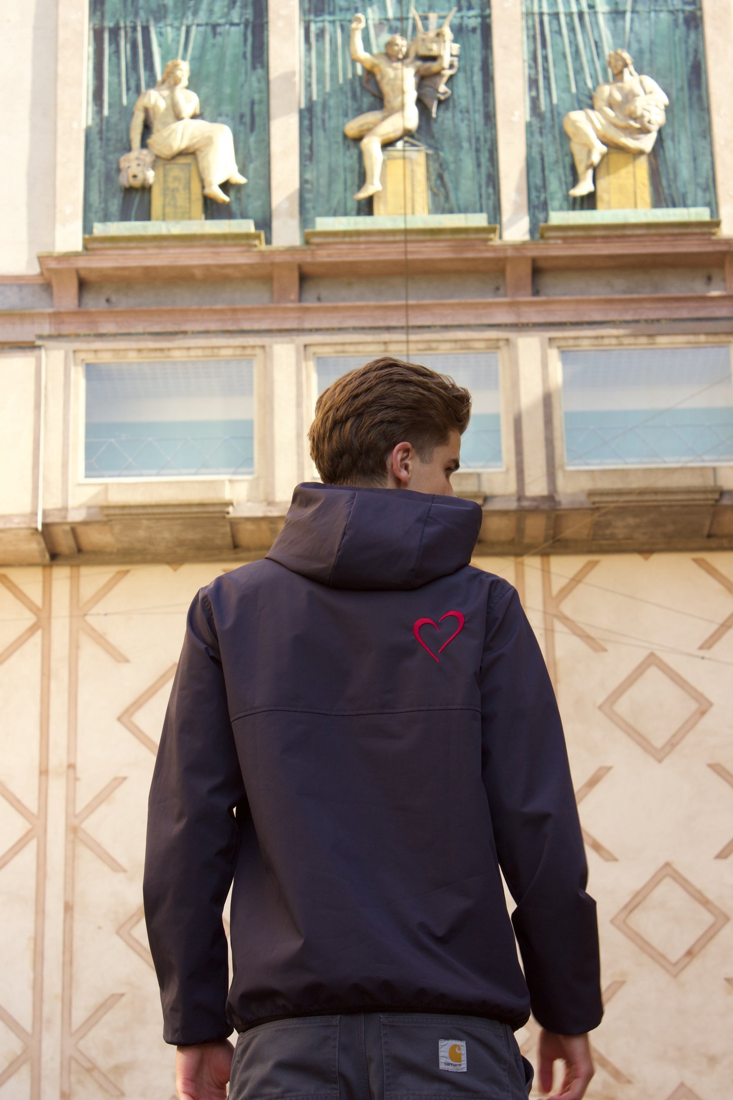 Windjacket with Red Logo