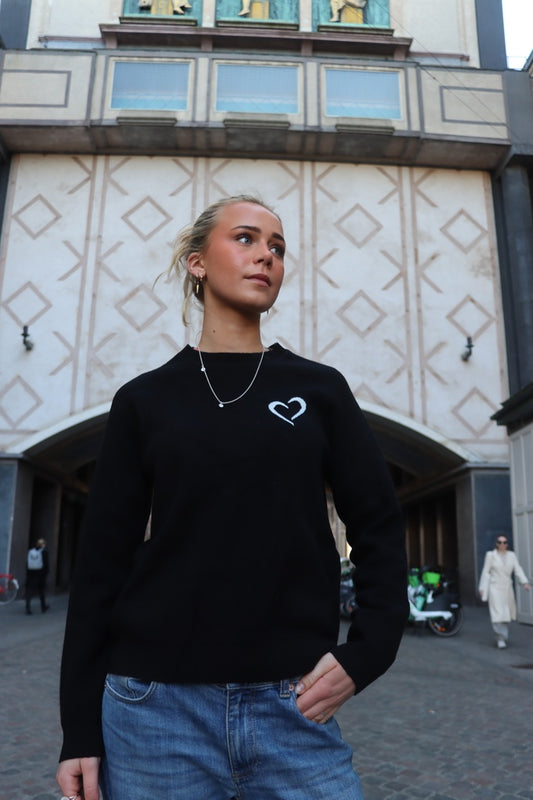 Womens Soft Knit Sweater - Black