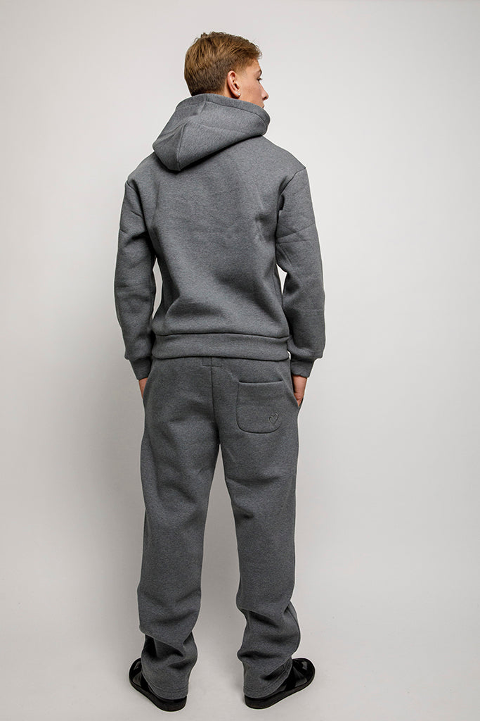 Cloud One-Pocket Jogging Pants - Dark Grey