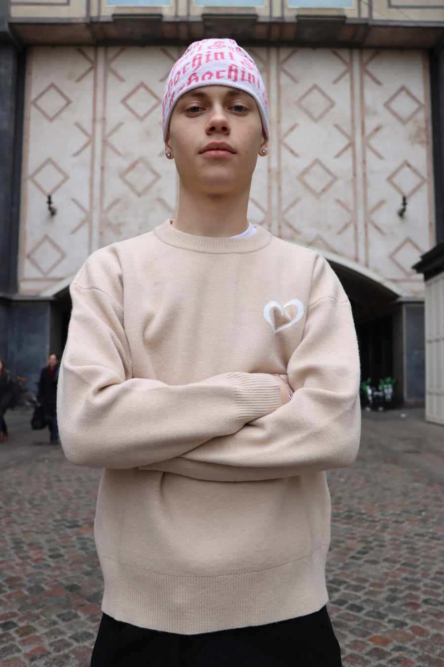 Soft Knit Sweater - Beige